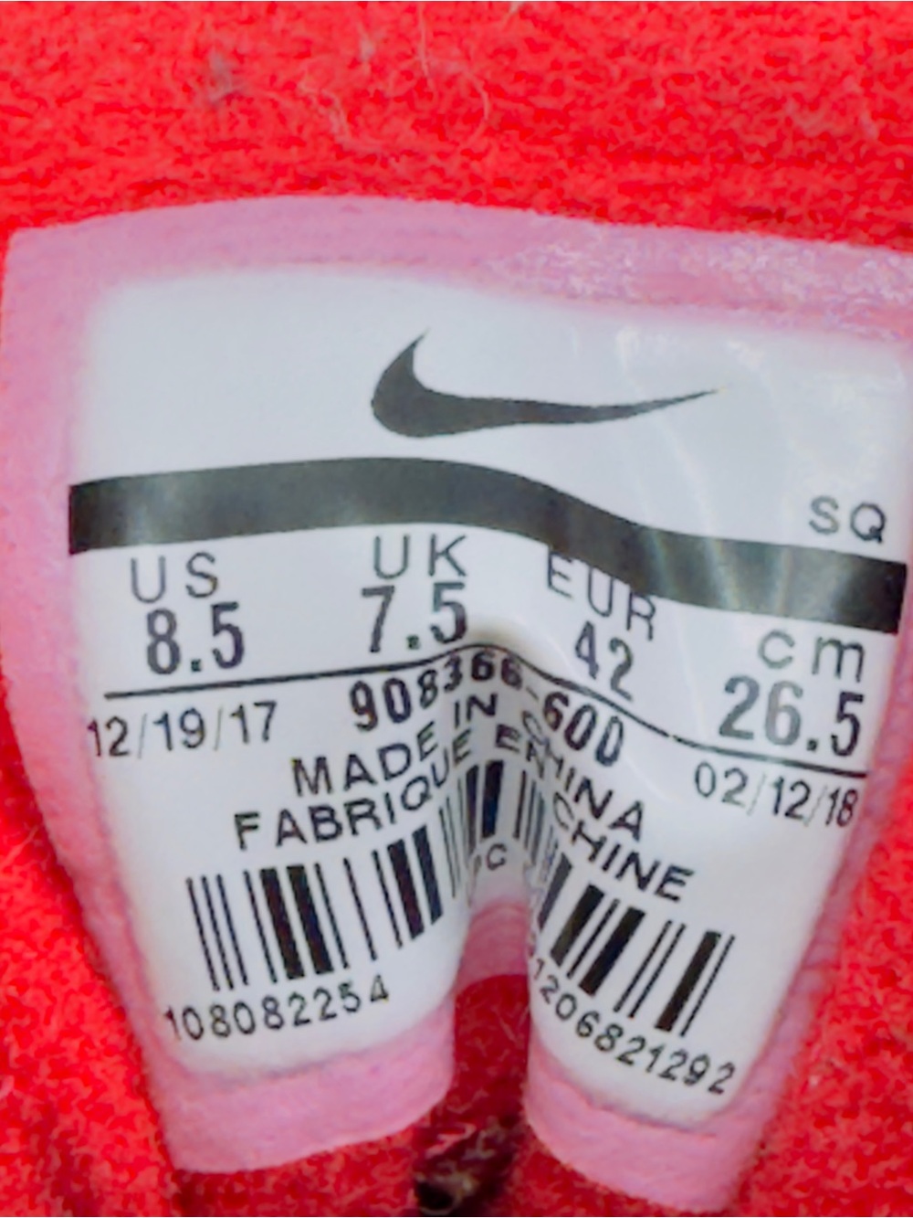 Nike Air Max 1 Premium Retro 'Red Curry” SZ 8.5 - Picture 9 of 10